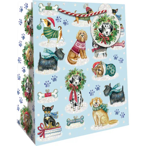 Dashing Dogs Medium Tote by Jillson & Roberts