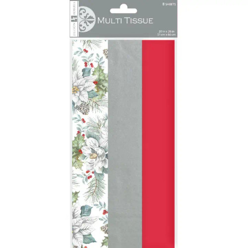 Snowdrift Floral - Tissue Multi-Pack by Jillson & Roberts Snowdrift Floral - Tissue Multi-Pack by Jillson & Roberts