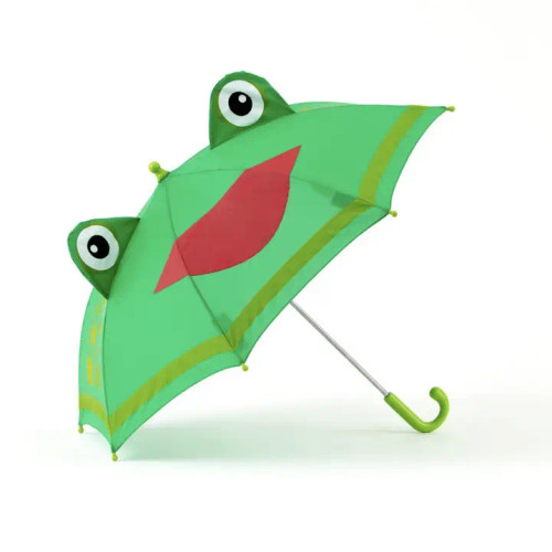 Kids Manual Stick Umbrella Froggy Fred by ShedRain