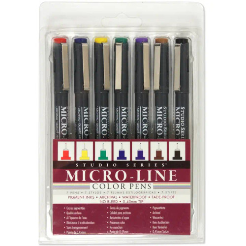 Studio Series Colored Micro-Line Pen Set from Peter Pauper Press