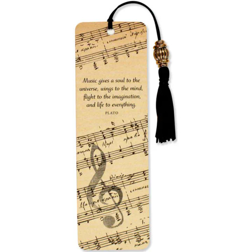 Music Beaded Bookmark from Peter Pauper Press