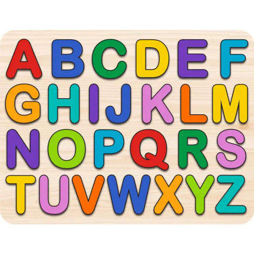 Letters Kids' Wooden Puzzle (26-piece Set) from Peter Pauper Press