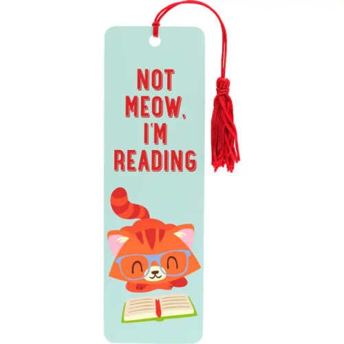 Not Meow, I'm Reading Children's Bookmark from Peter Pauper Press