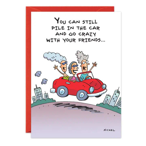 Senior Discount Birthday Card – from Oatmeal Studios