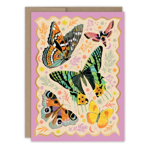 Enchanting Butterflies Birthday Card by Biely & Shoaf