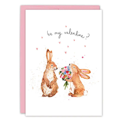 Bunnies Valentine's Day Card by Biely & Shoaf
