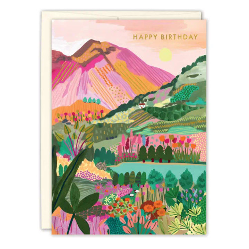 Rainbow Mountain Birthday Card by Biely & Shoaf