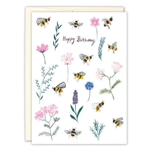 Bumblebee Birthday Card by Biely & Shoaf