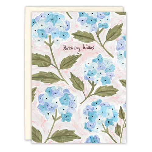 Hydrangea Birthday Card by Biely & Shoaf