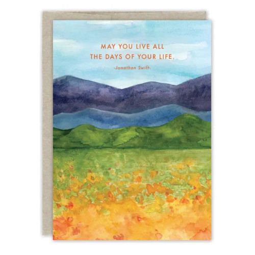 Flower Field Birthday Card by Biely & Shoaf
