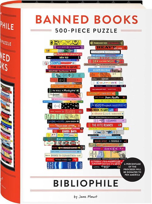 Bibliophile Banned Books 500 Piece Puzzle from Hachette Bibliophile Banned Books 500 Piece Puzzle from Hachette