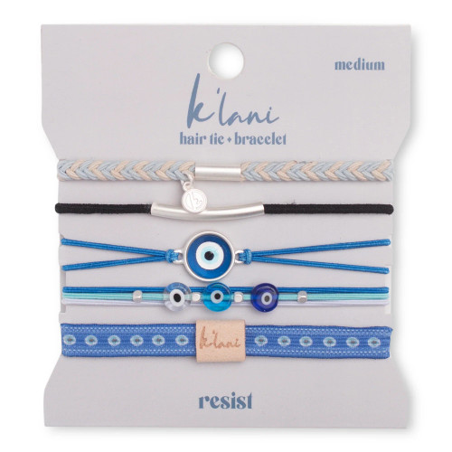 Resist Hair Tie + Bracelet Set by K'lani