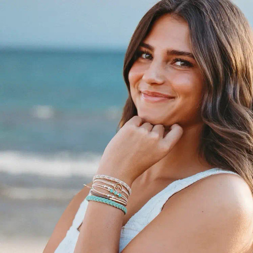 Reflect Hair Tie + Bracelet Set from K'lani