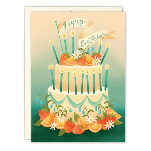 Citrus Cake Birthday Card