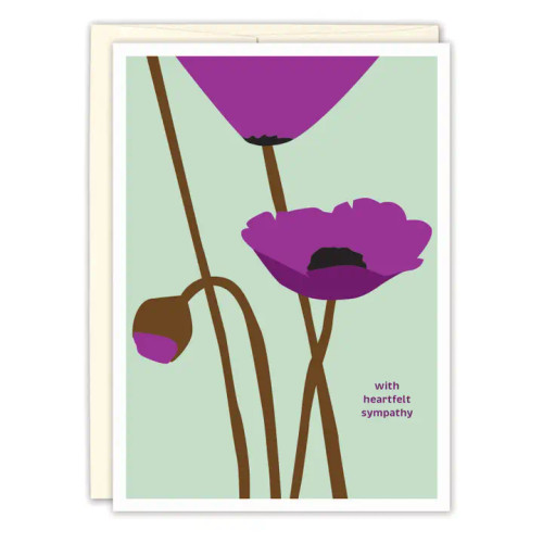 Anemones Sympathy Card