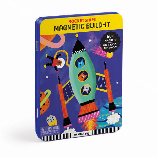 Rocket Ships Magnetic Build-It from Hachette