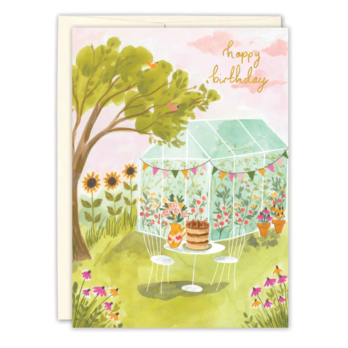 Greenhouse Garden Party Birthday Card from Biely & Shoaf Greenhouse Garden Party Birthday Card from Biely & Shoaf