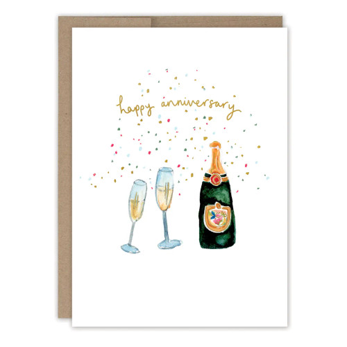 Champagne Anniversary Card from Biely & Shoaf