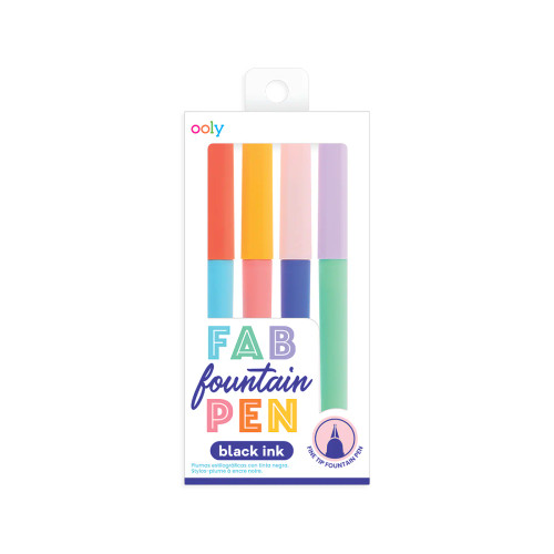 Fab Fountain Pen Set of 4 – from Ooly