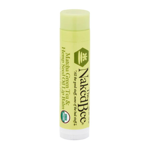 Matcha Green Tea & Hemp Seed Oil Lip Balm .15 oz from The Naked Bee
