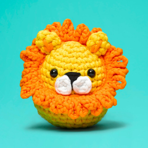 Sebastian the Lion Crochet Kit from The Woobles Sebastian the Lion Crochet Kit from The Woobles