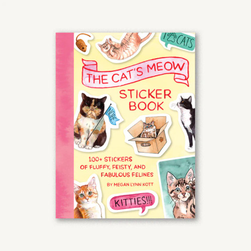 Cat's Meow Sticker Book from Hachette