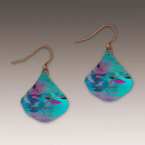 Cotton Candy Foliage Ginkgo Handmade Earrings from Illustrated Light & DC Designs Cotton Candy Foliage Ginkgo Handmade Earrings from Illustrated Light & DC Designs