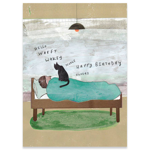 Birthday Card - Wakey Wakey