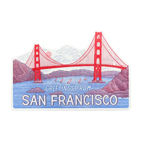 San Francisco Scenic Postcard from Noteworthy Paper & Press