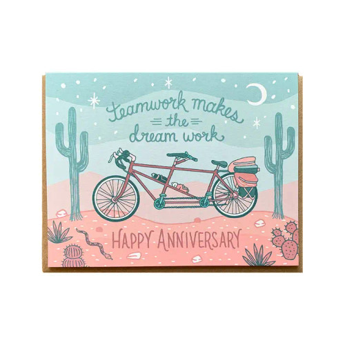Tandem Anniversary Card from Noteworthy Paper & Press
