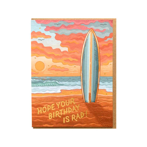 Rad Surf Birthday Card from Noteworthy Paper & Press