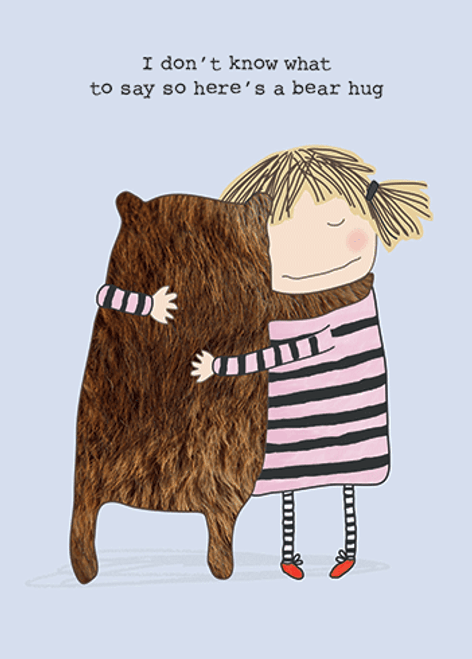 Thinking of You Card - Us Bear Hug