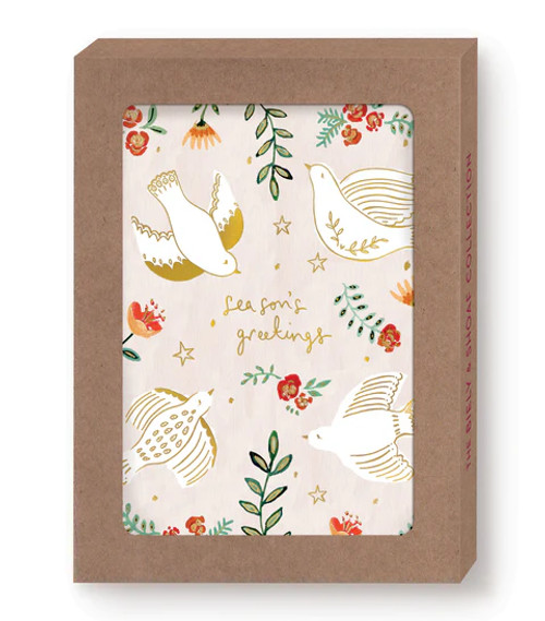 Doves Season’s Greetings Boxed Holiday Cards from Biely & Shoaf
