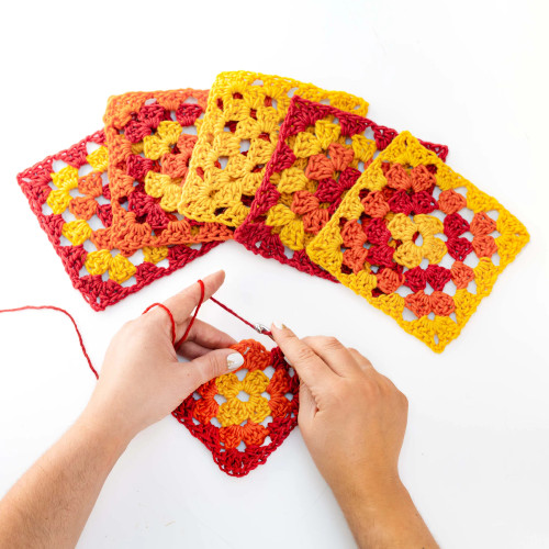 Explore Crochet Kit: Granny Square from Friendly Loom by Harrisville Designs