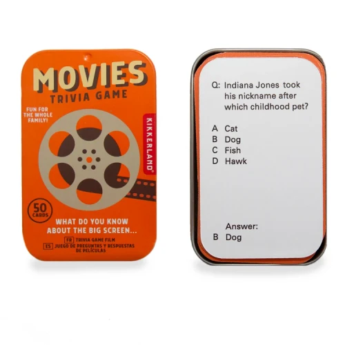 Movies Trivia Game by Kikkerland