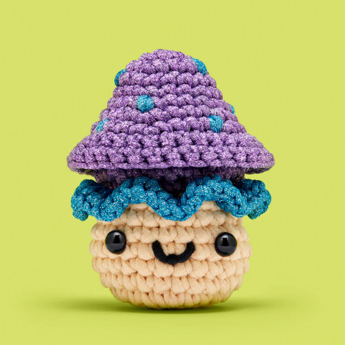 Irving the Mushroom Crochet Kit from The Woobles