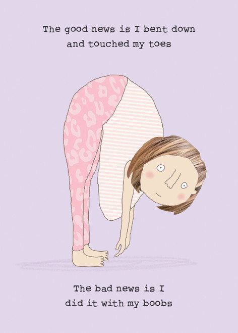 Touch Toes Birthday Card from Calypso Cards