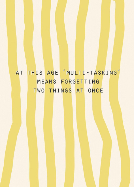 Multi-Tasking Birthday Card from Calypso Cards