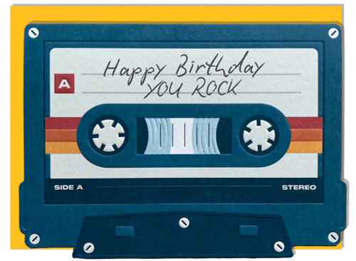 Cassette Birthday Card from Calypso Cards