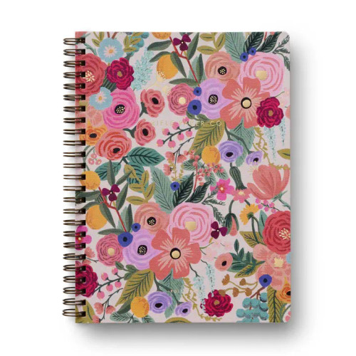 Garden Party Spiral Notebook from Rifle Paper Co.