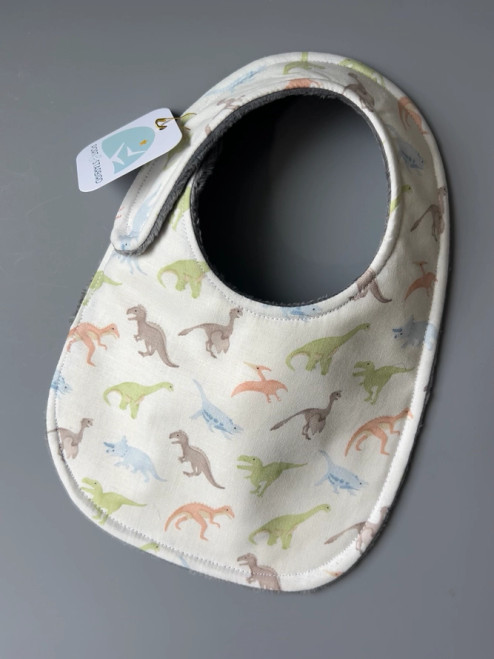 Tiny Dinos Bib from Port & Starbird