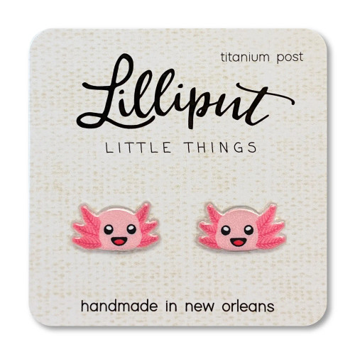 Axolotl Earrings from Lilliput Little Things