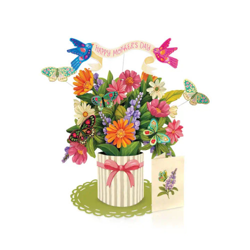 Mother’s Day Enchanted Garden Pop-Up Card from FreshCut Paper
