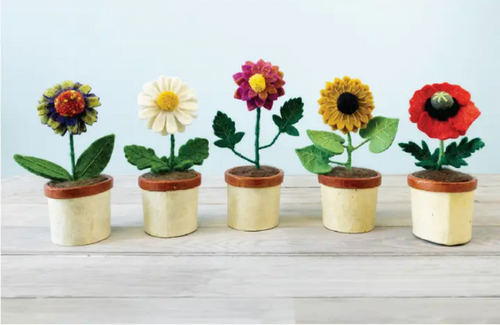 Potted Flowers from dZi Handmade