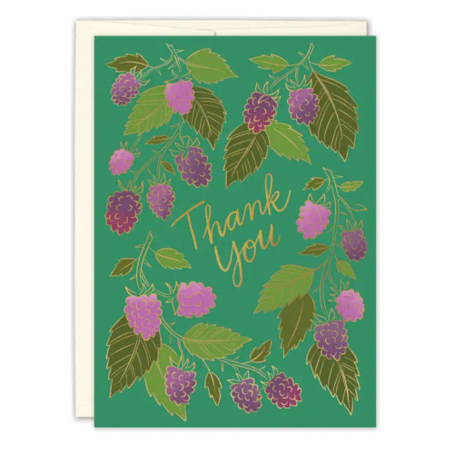 Blackberry Thank You Card from Biely & Shoaf