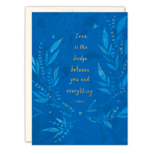 Love Is The Bridge Sympathy Card