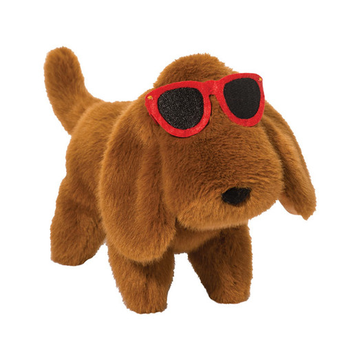 Danette Dachshund Muzzle with Sunglasses Plush by Douglas