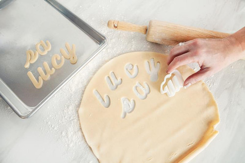 Script Letter Cutters - Set of 26 Script Letter Cutters - Set of 26