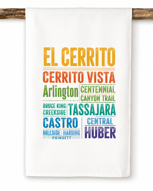 El Cerrito Parks Rainbow Towel