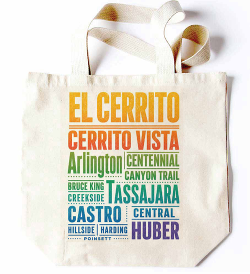 El Cerrito Parks Rainbow Tote from Potluck Press